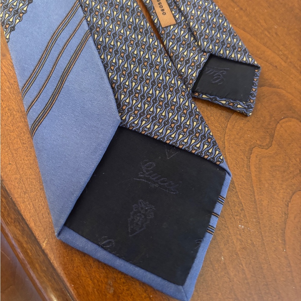 Vintage Gucci Accessories Collection Silk Tie Made in Italy - Picture 14 of 15